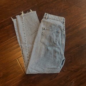 Pacsun High Rise Straight Leg Jeans. Size 26. Medium wash. 26in inseam.